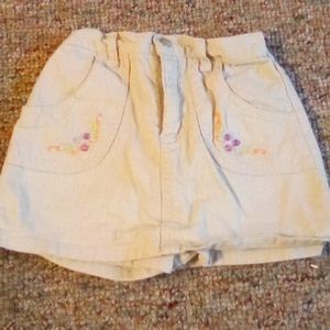 Emergency Exit Girls Skort Tan size 6